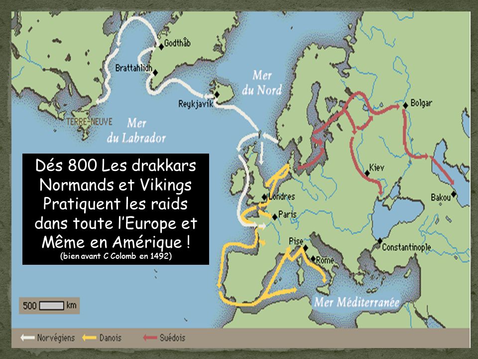 Dés 800 Les drakkars Normands et Vikings