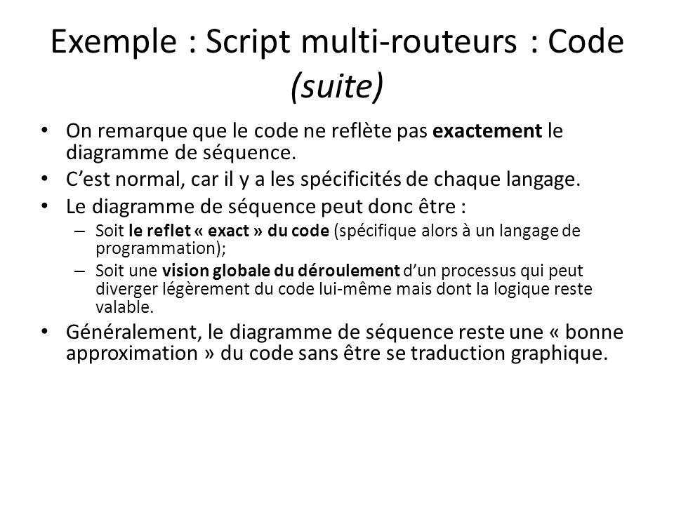 Exemple : Script multi-routeurs : Code (suite)