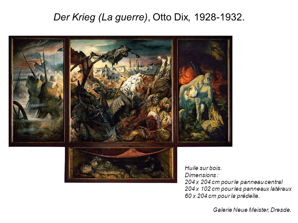 Der Krieg (La guerre), Otto Dix,