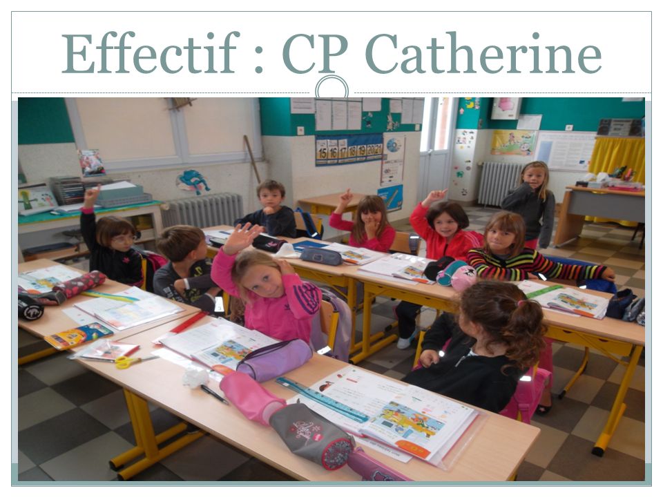 Effectif : CP Catherine