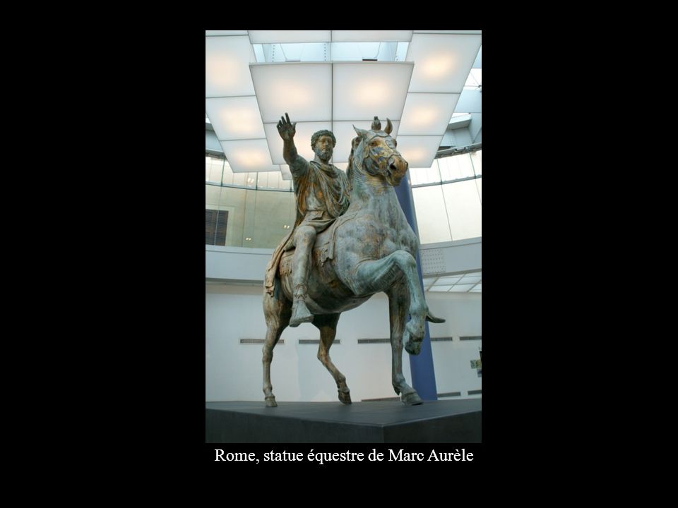 Rome, statue équestre de Marc Aurèle