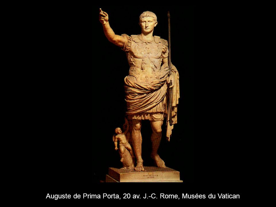 Auguste de Prima Porta, 20 av. J.-C. Rome, Musées du Vatican