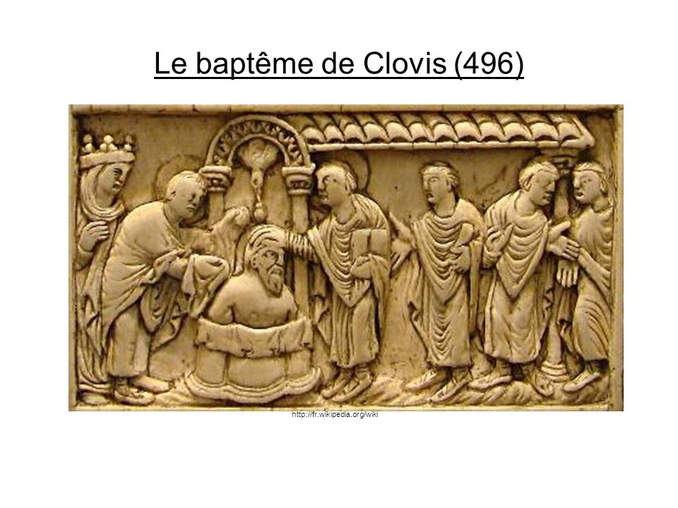 Le baptême de Clovis (496)