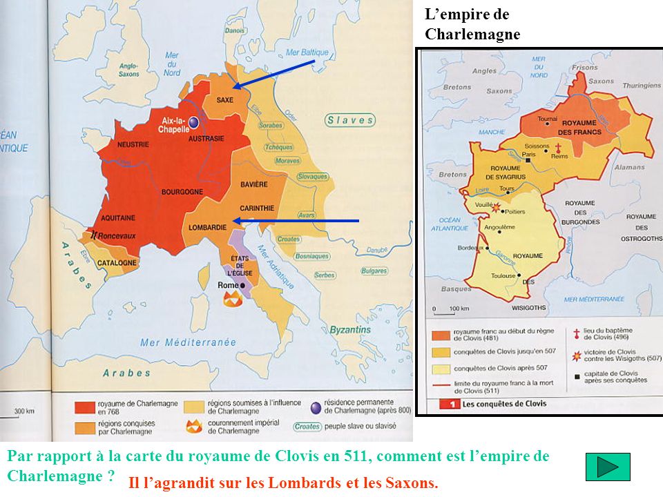 L’empire de Charlemagne