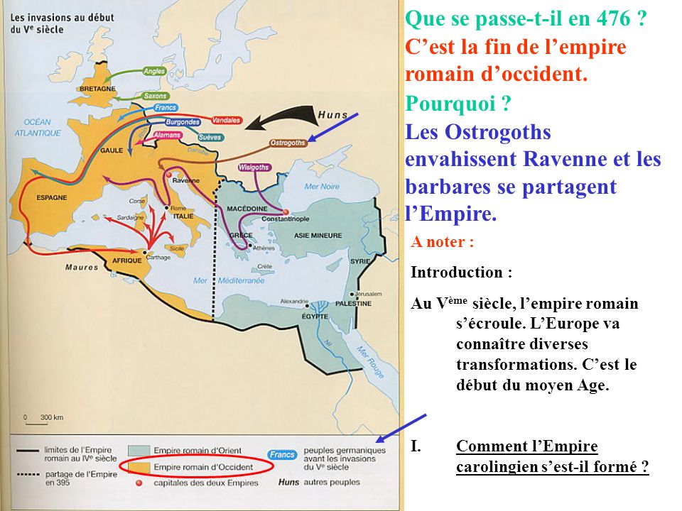 C’est la fin de l’empire romain d’occident.