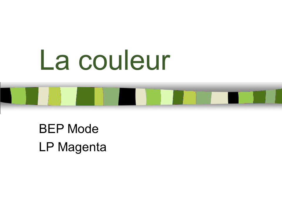 La couleur BEP Mode LP Magenta