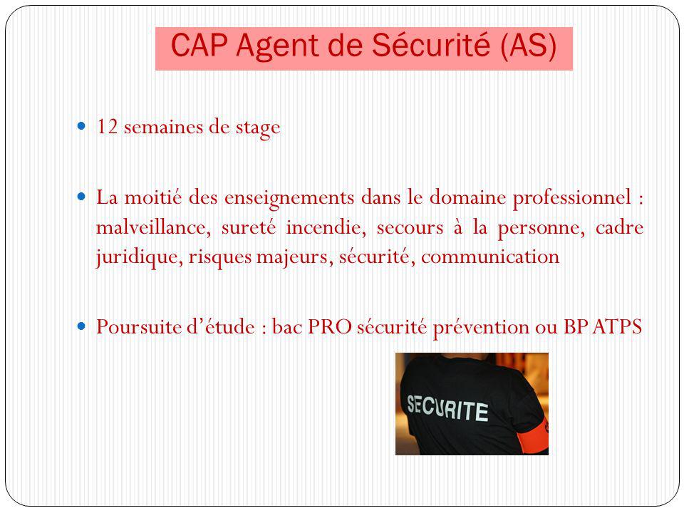 CAP Agent de Sécurité (AS)