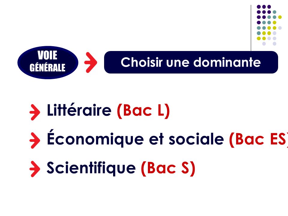 Économique et sociale (Bac ES) Scientifique (Bac S)