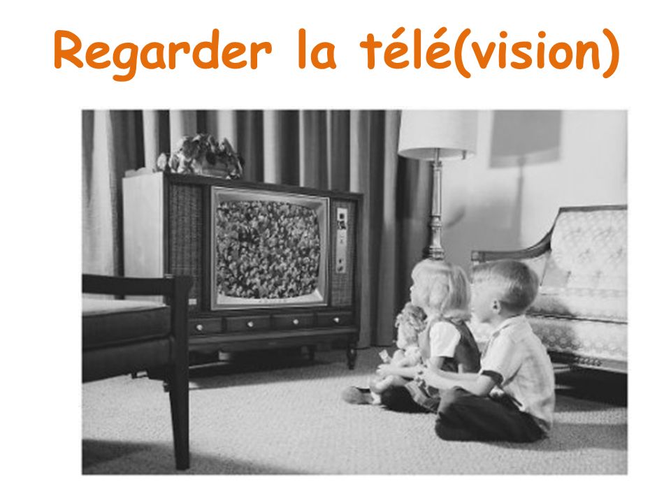 Regarder la télé(vision)