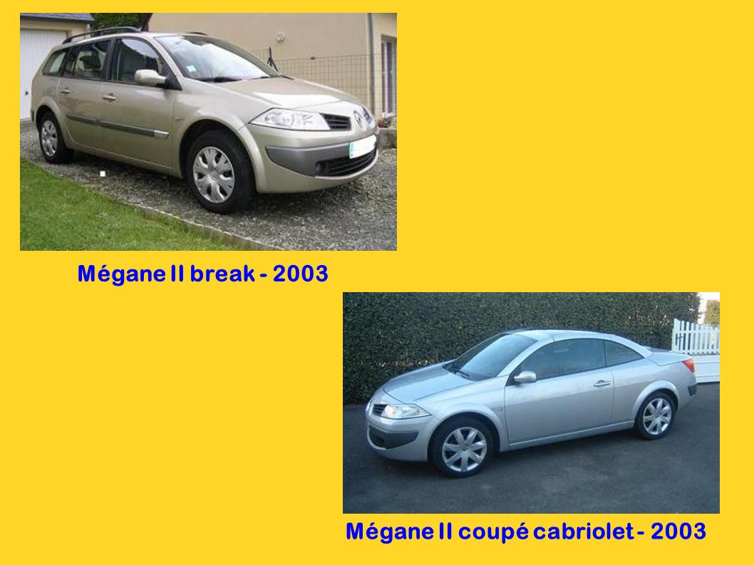 Mégane II coupé cabriolet