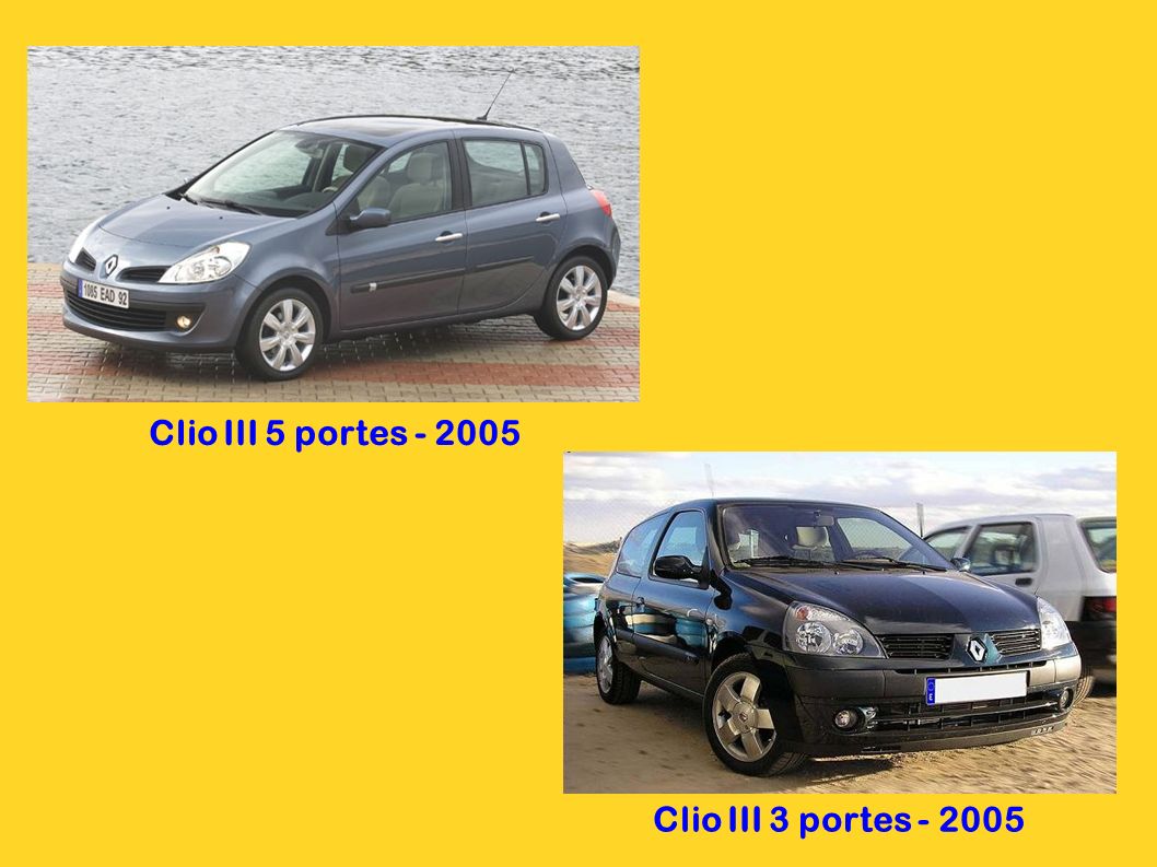 Clio III 5 portes Clio III 3 portes