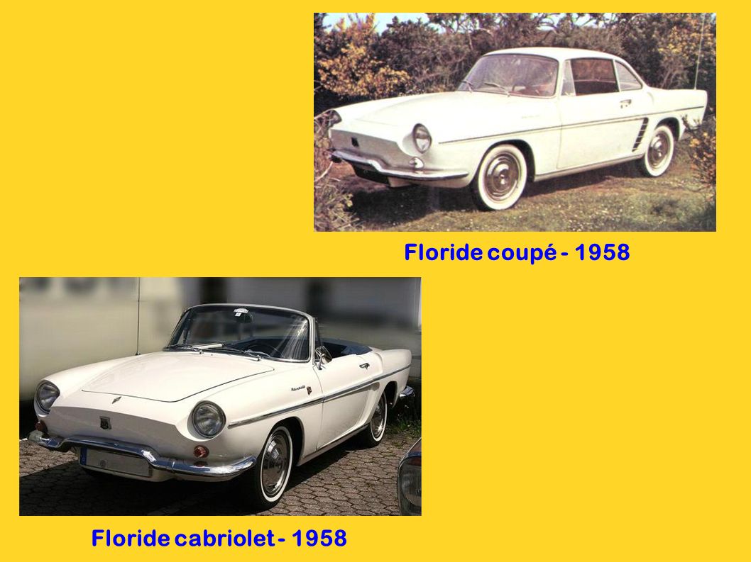 Floride coupé Floride cabriolet