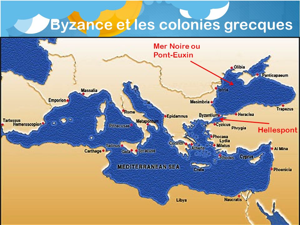 Byzance et les colonies grecques
