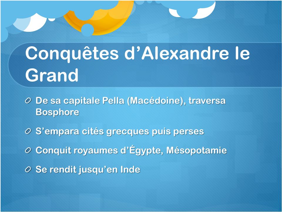 Conquêtes d’Alexandre le Grand