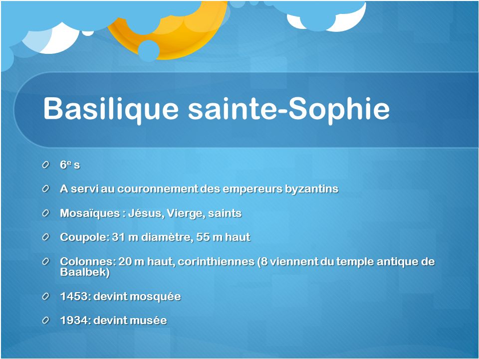 Basilique sainte-Sophie