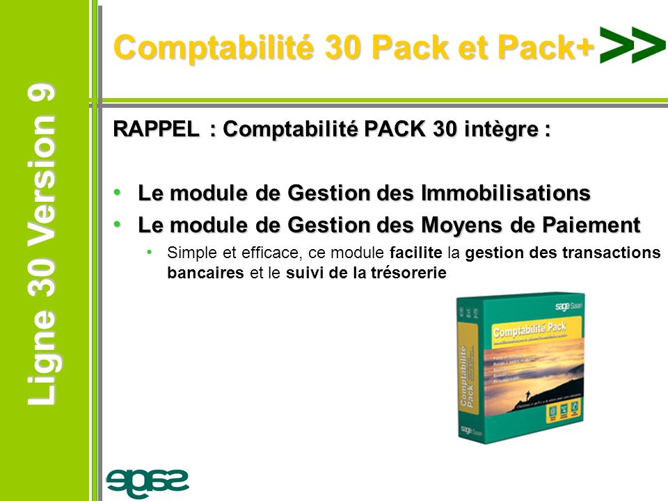 Comptabilité 30 Pack et Pack+