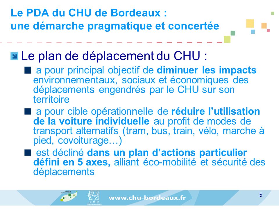 Le PDA du CHU de Bordeaux : une démarche pragmatique et concertée