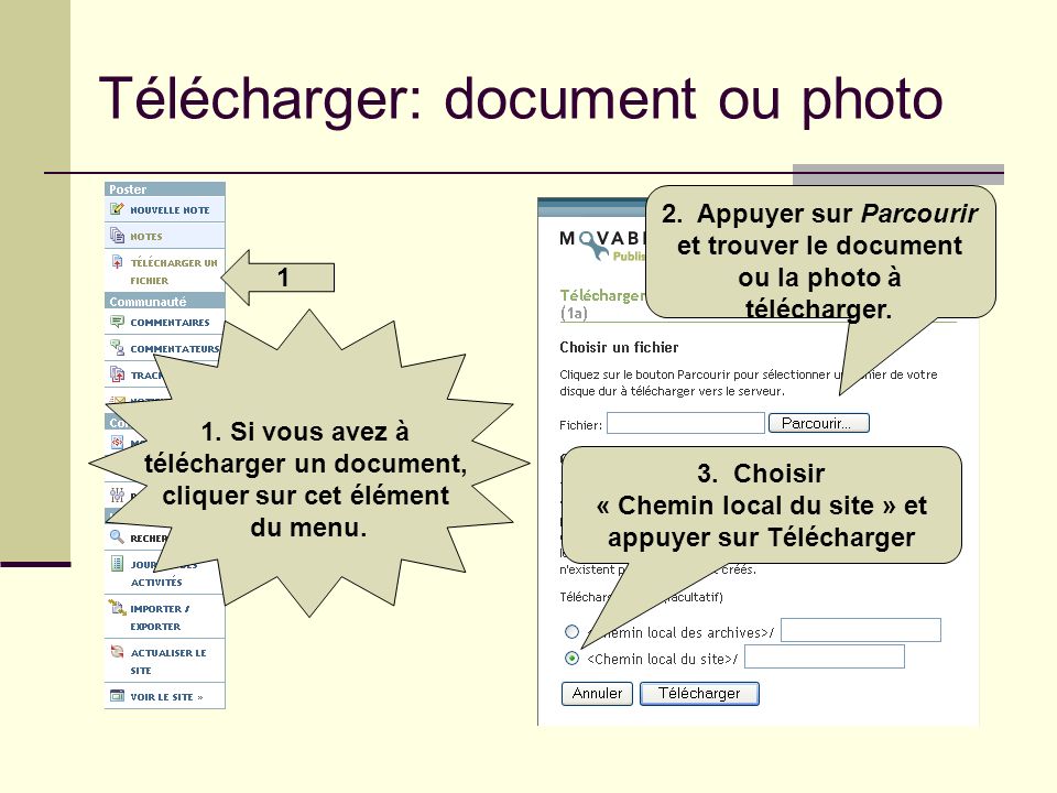 Télécharger: document ou photo