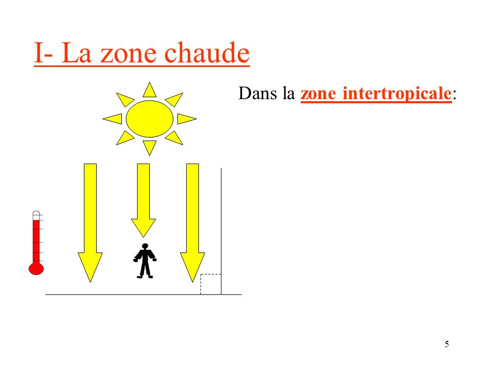 I- La zone chaude Dans la zone intertropicale: