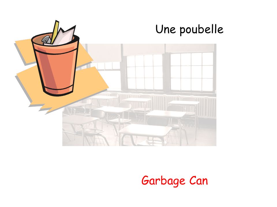 Une poubelle Garbage Can