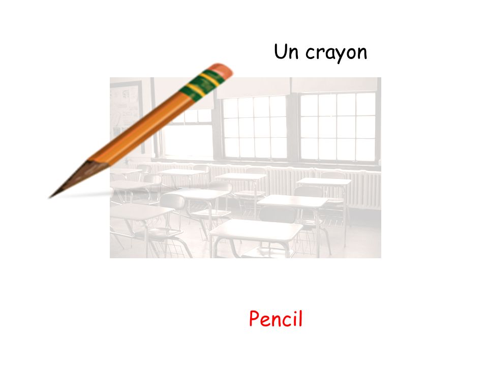 Un crayon Pencil
