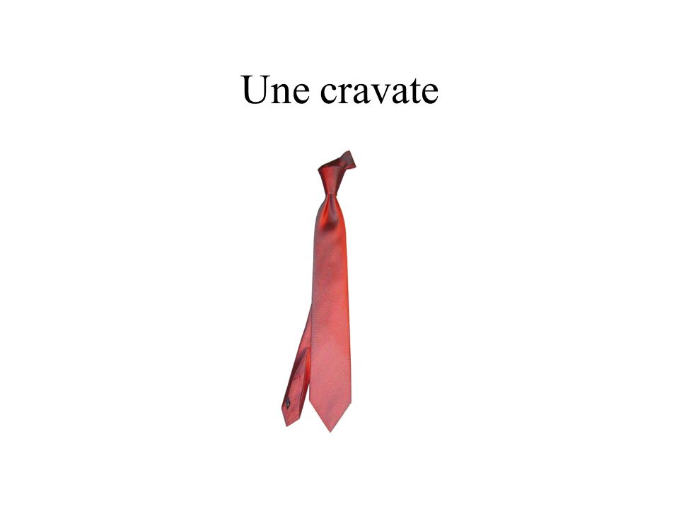 Une cravate