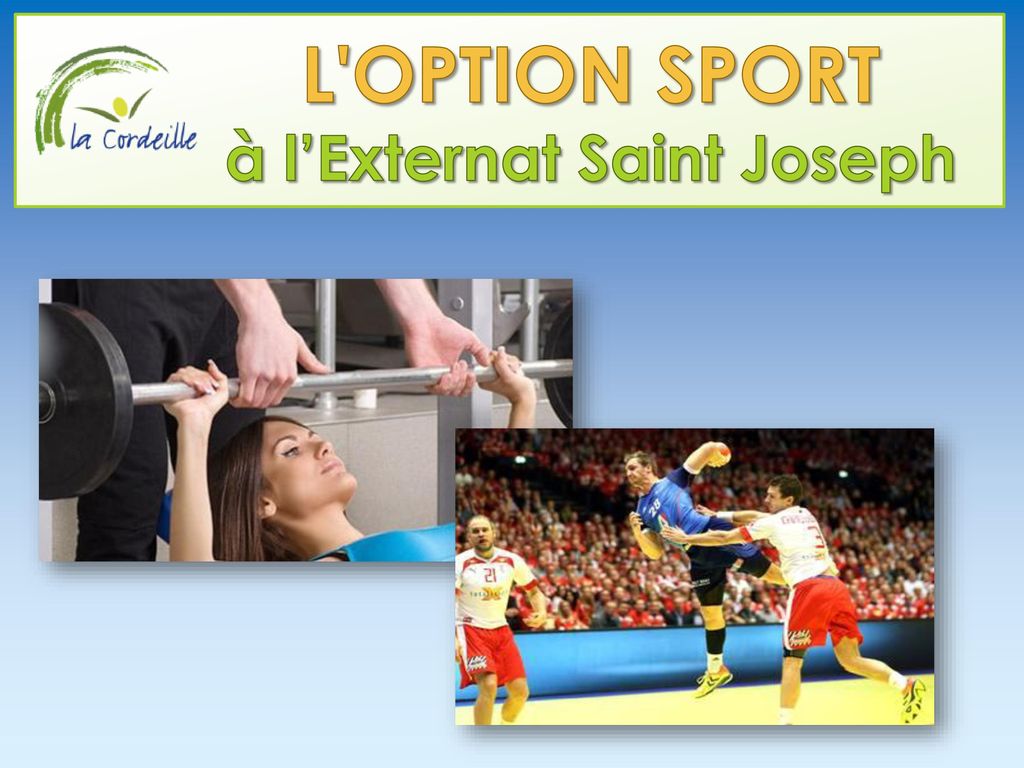 L OPTION SPORT à l’Externat Saint Joseph
