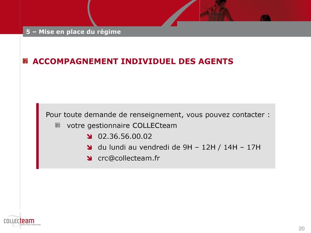 Accompagnement individuel DES agents