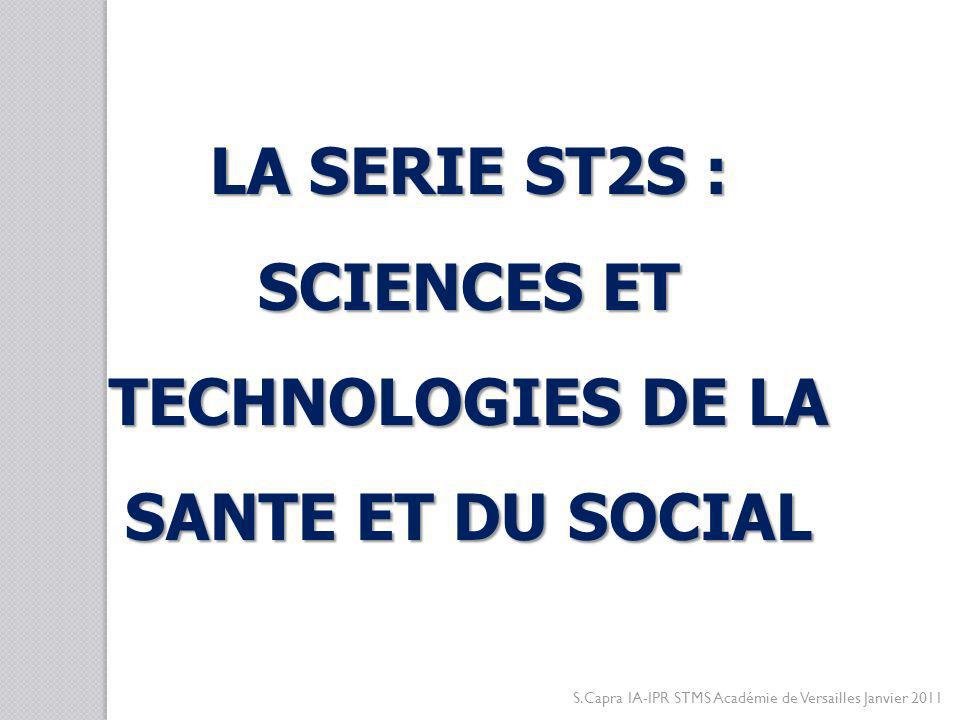 SCIENCES ET TECHNOLOGIES DE LA SANTE ET DU SOCIAL