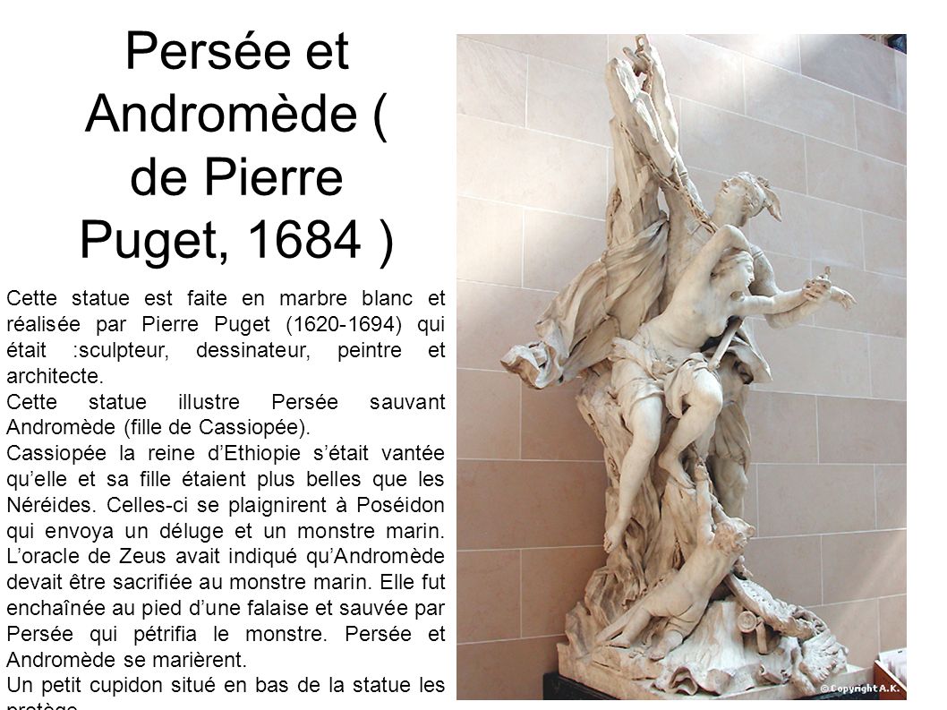 Persée et Andromède ( de Pierre Puget, 1684 )