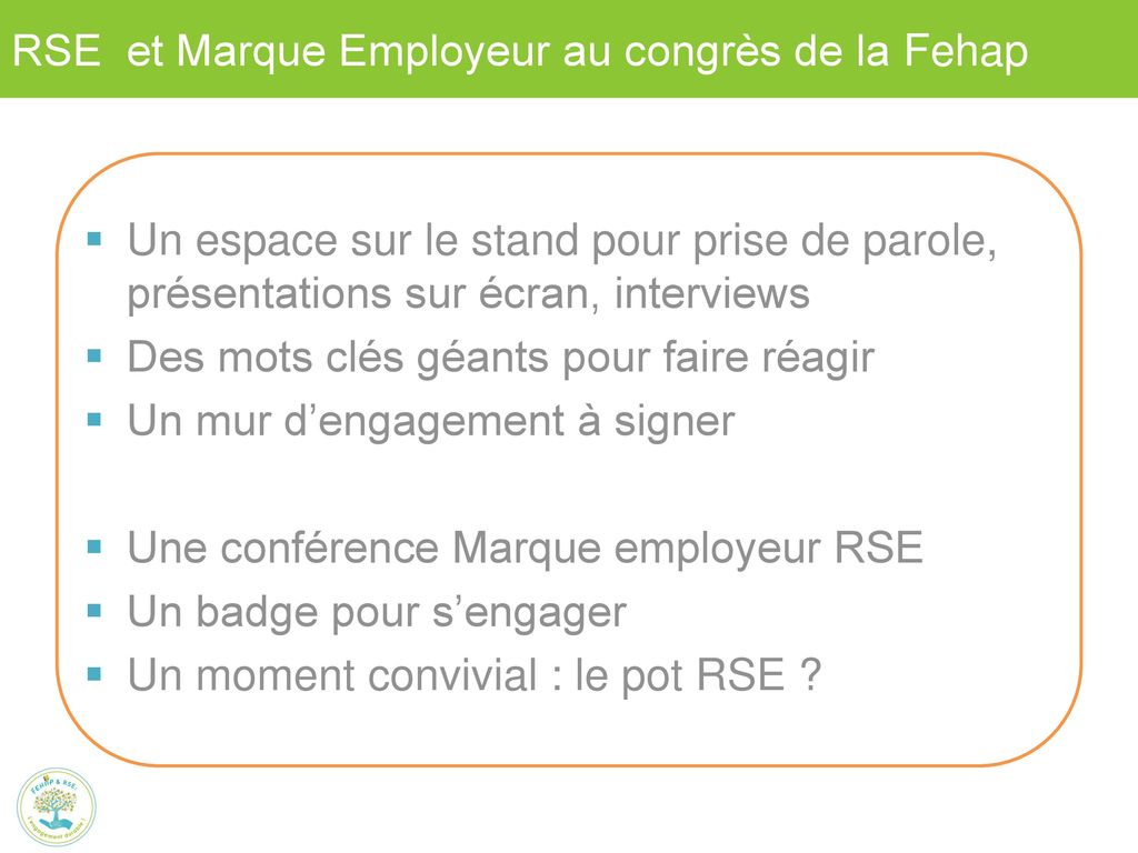 RSE et Marque Employeur au congrès de la Fehap