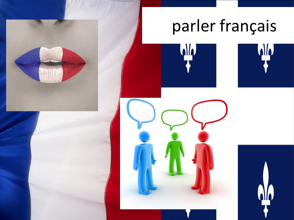 parler français