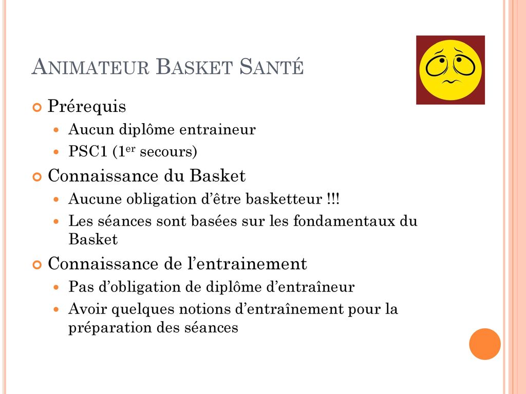 Animateur Basket Santé