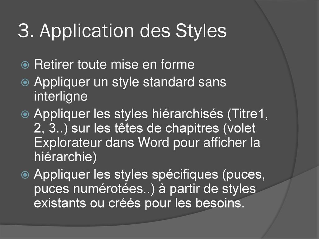 3. Application des Styles