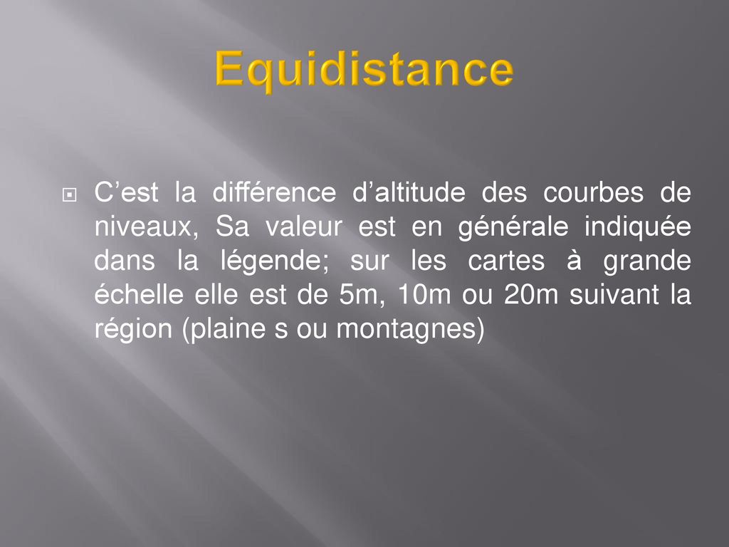 Equidistance