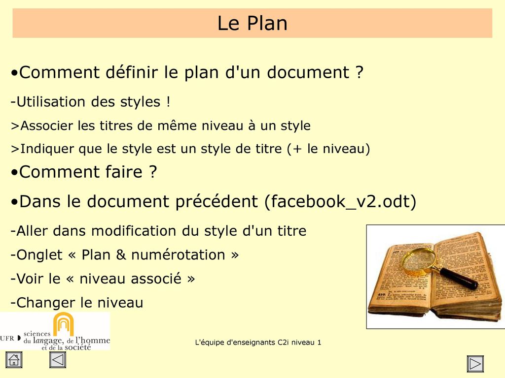Le Plan Comment définir le plan d un document Comment faire