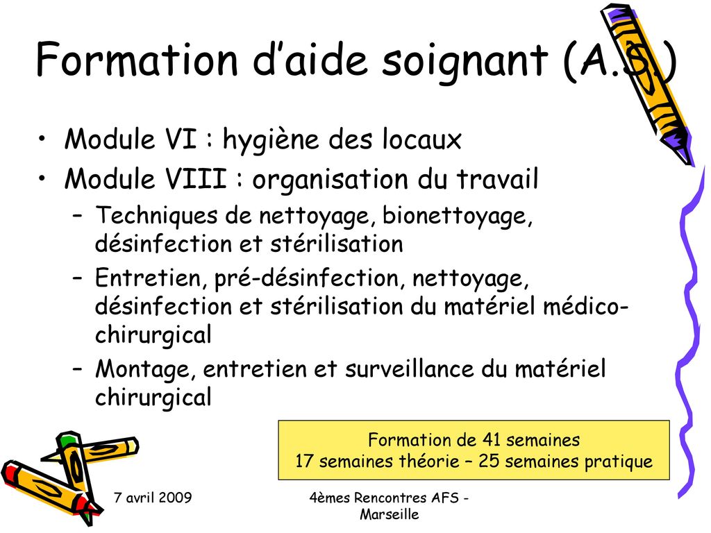 Formation d’aide soignant (A.S.)
