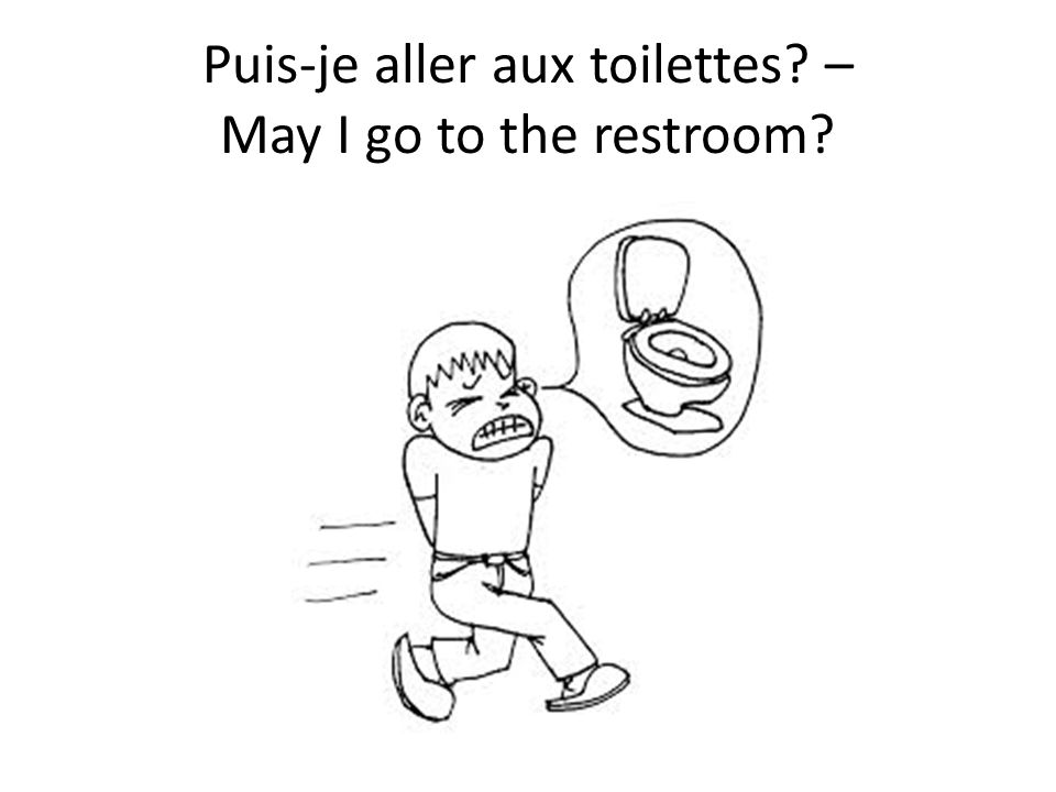 Puis-je aller aux toilettes – May I go to the restroom