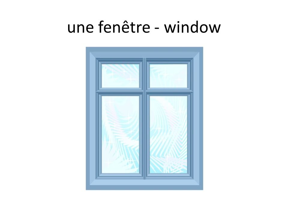 une fenêtre - window
