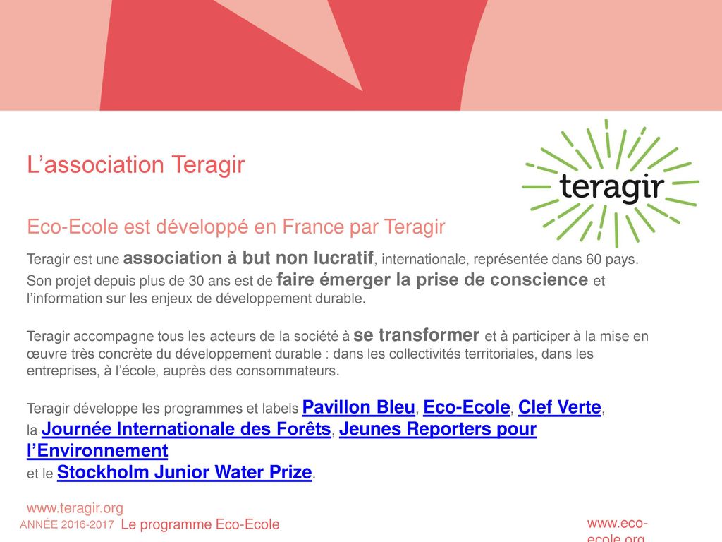 L’association Teragir