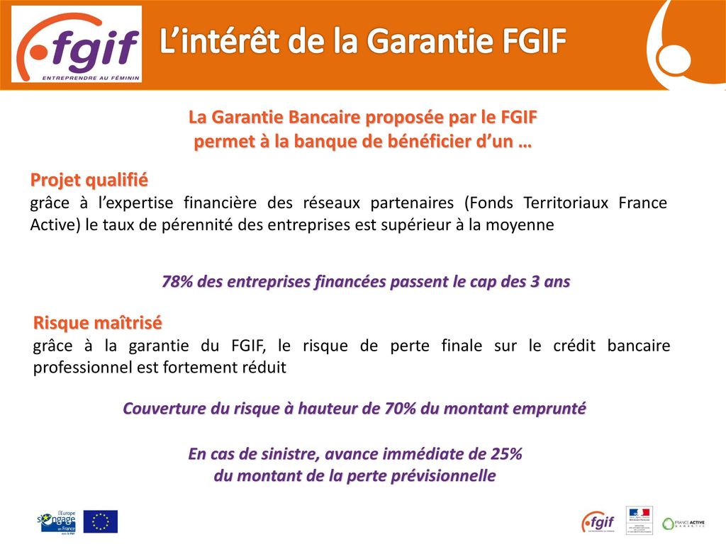 L’intérêt de la Garantie FGIF