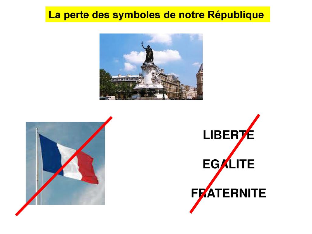 La perte des symboles de notre République