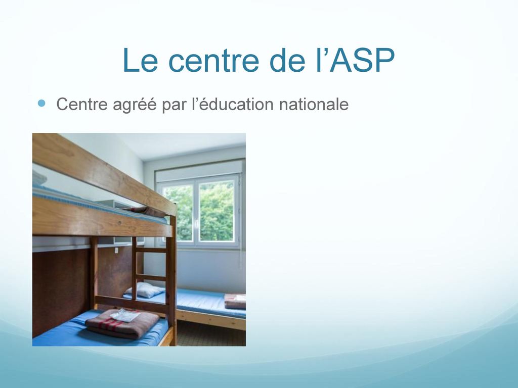 Le centre de l’ASP Centre agréé par l’éducation nationale