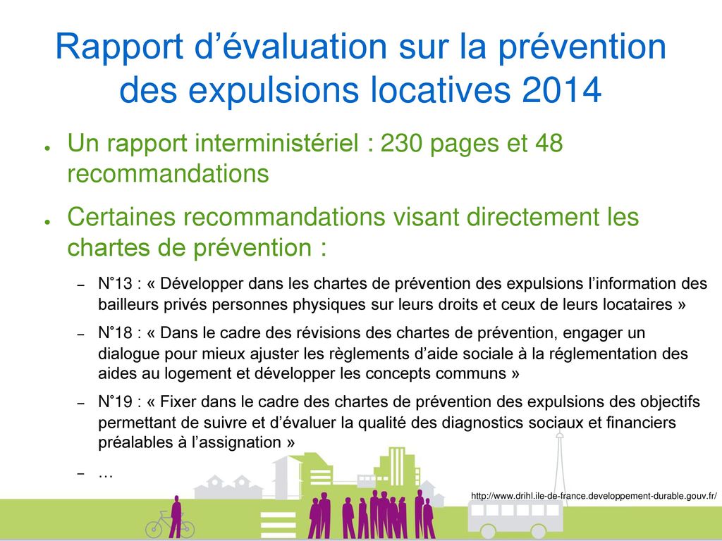 Rapport d’évaluation sur la prévention des expulsions locatives 2014
