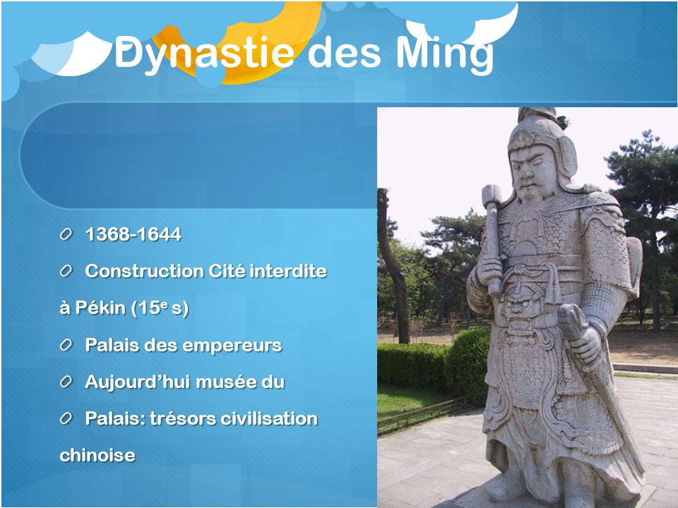 Dynastie des Ming Construction Cité interdite