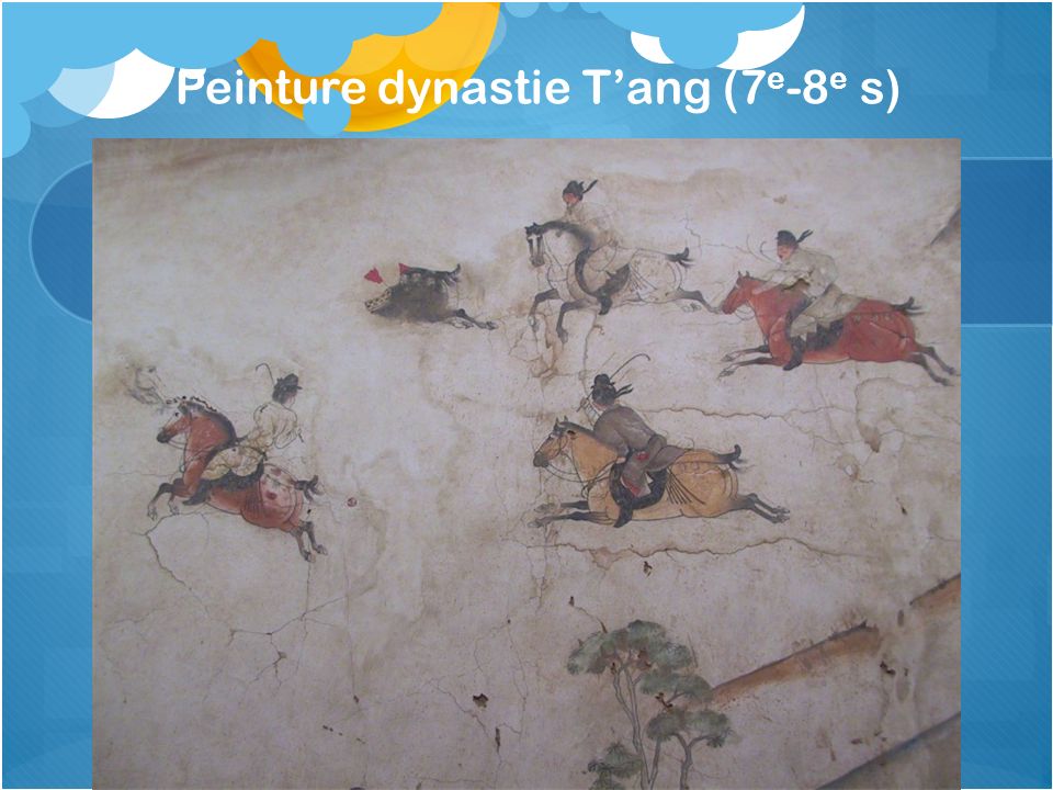 Peinture dynastie T’ang (7e-8e s)