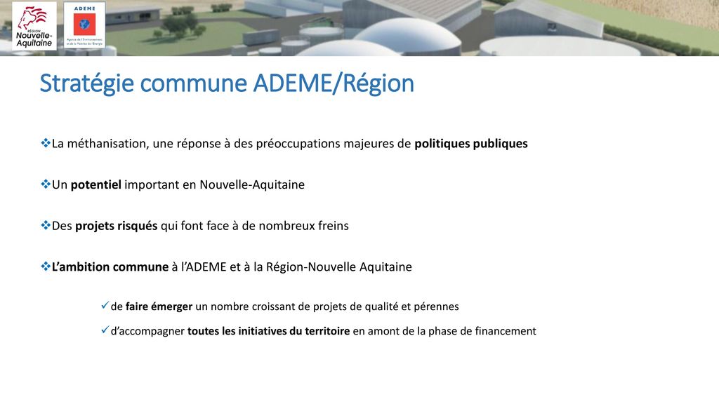 Stratégie commune ADEME/Région