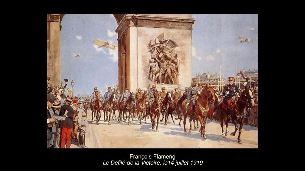 François Flameng Le Défilé de la Victoire, le 14 juillet 1919