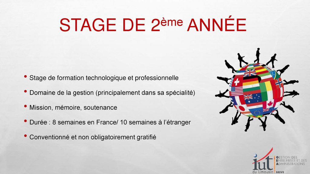 STAGE DE 2ème ANNÉE Stage de formation technologique et professionnelle. Domaine de la gestion (principalement dans sa spécialité)