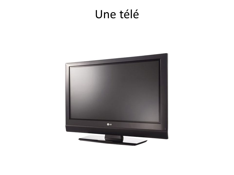 Une télé